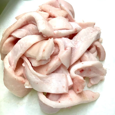 Mỡ heo cắt